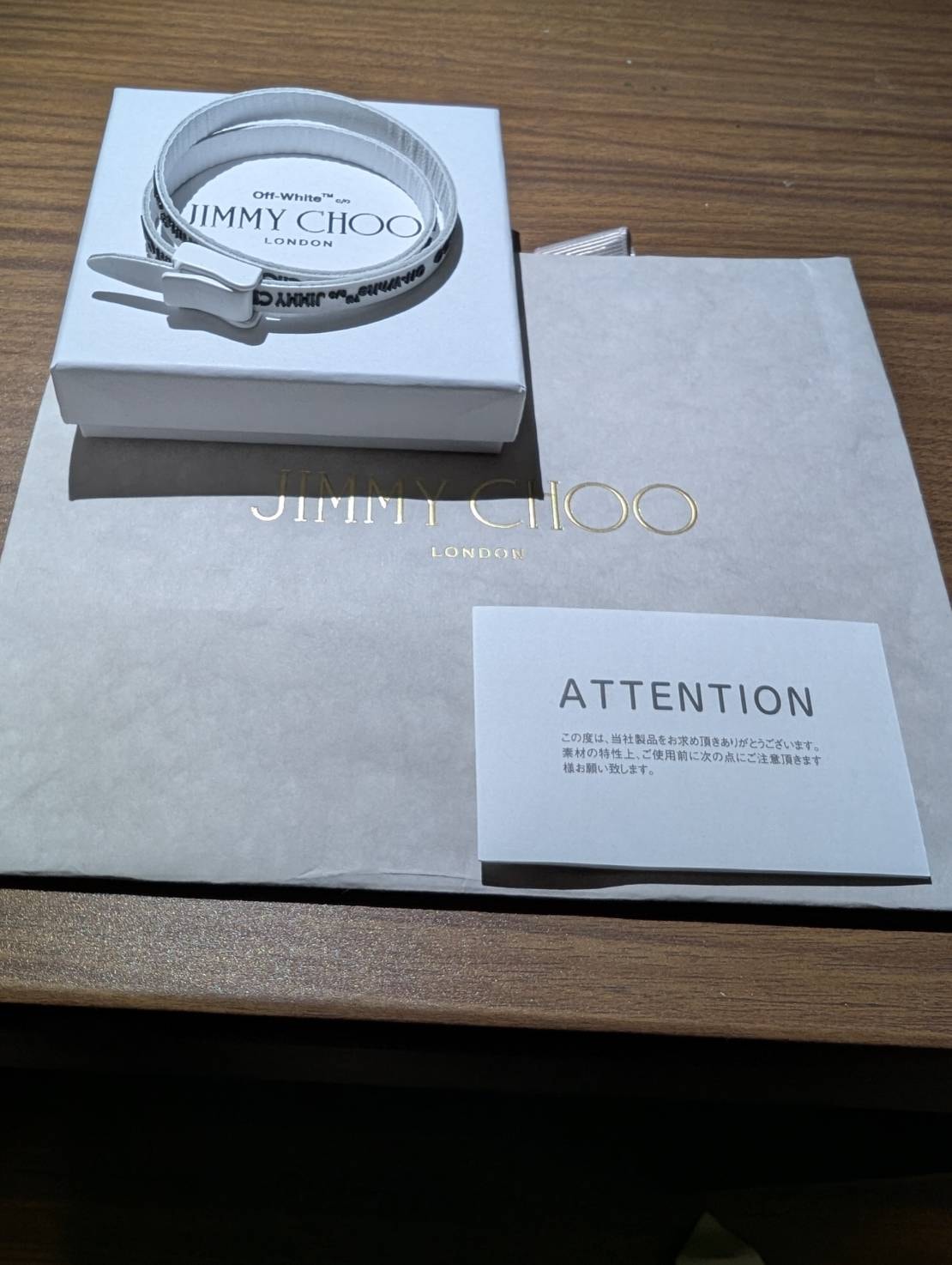 Off-WhiteTM  c/o JIMMY CHOO  CONSTANCE 