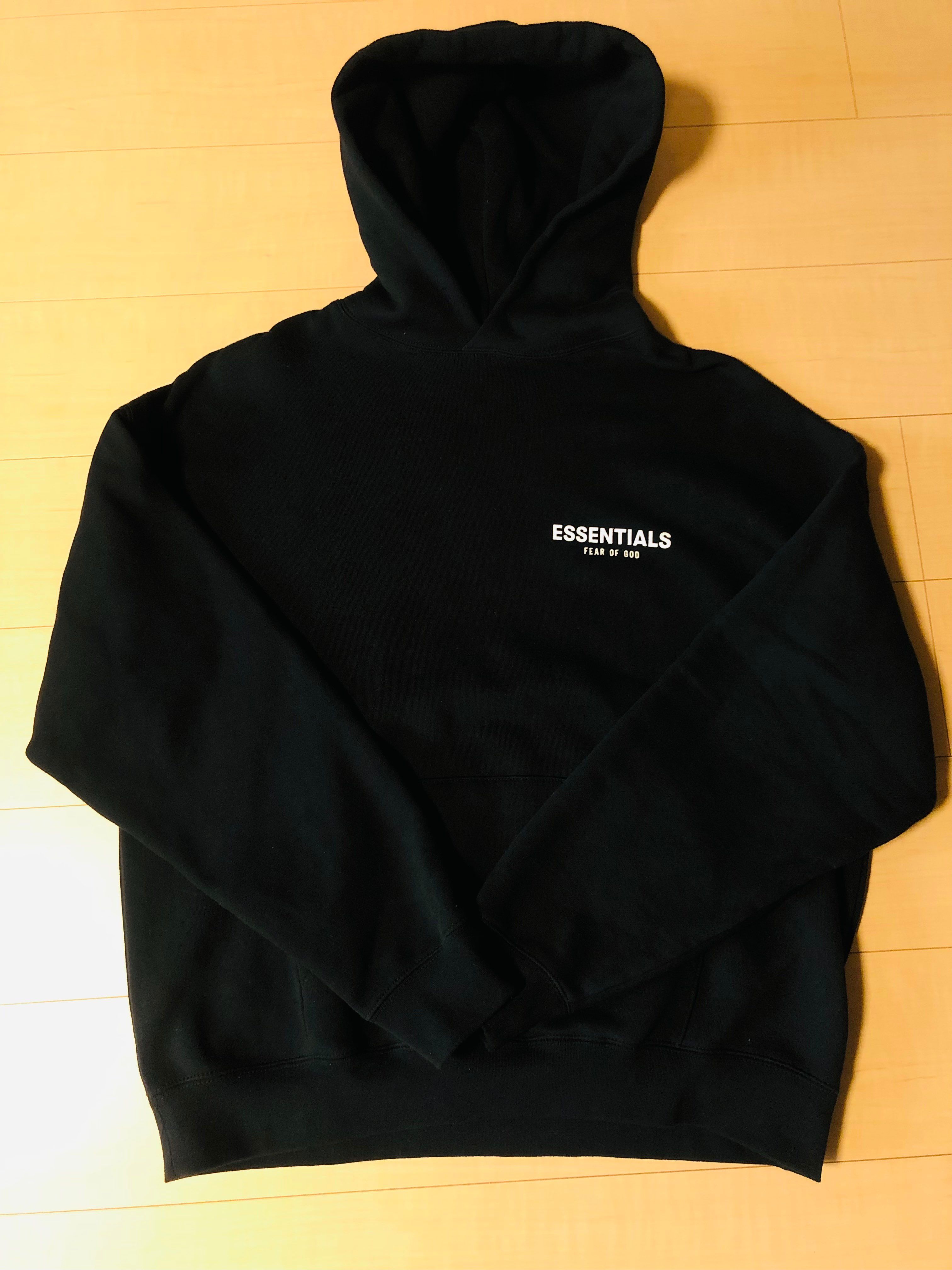 FEAR OF GOD ESSENTIALS PULLOVER HOODIE "Black"