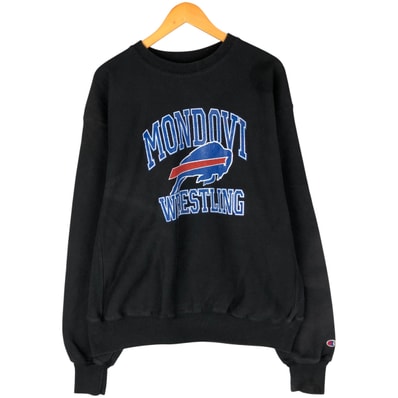 古着 00年代 チャンピオン Champion REVERSE WEAVE リバースウィーブ NFL BUFFALO BILLS バッファロービルズ カレッジスウェットシャツ トレーナー メンズL相当/eaa601287
