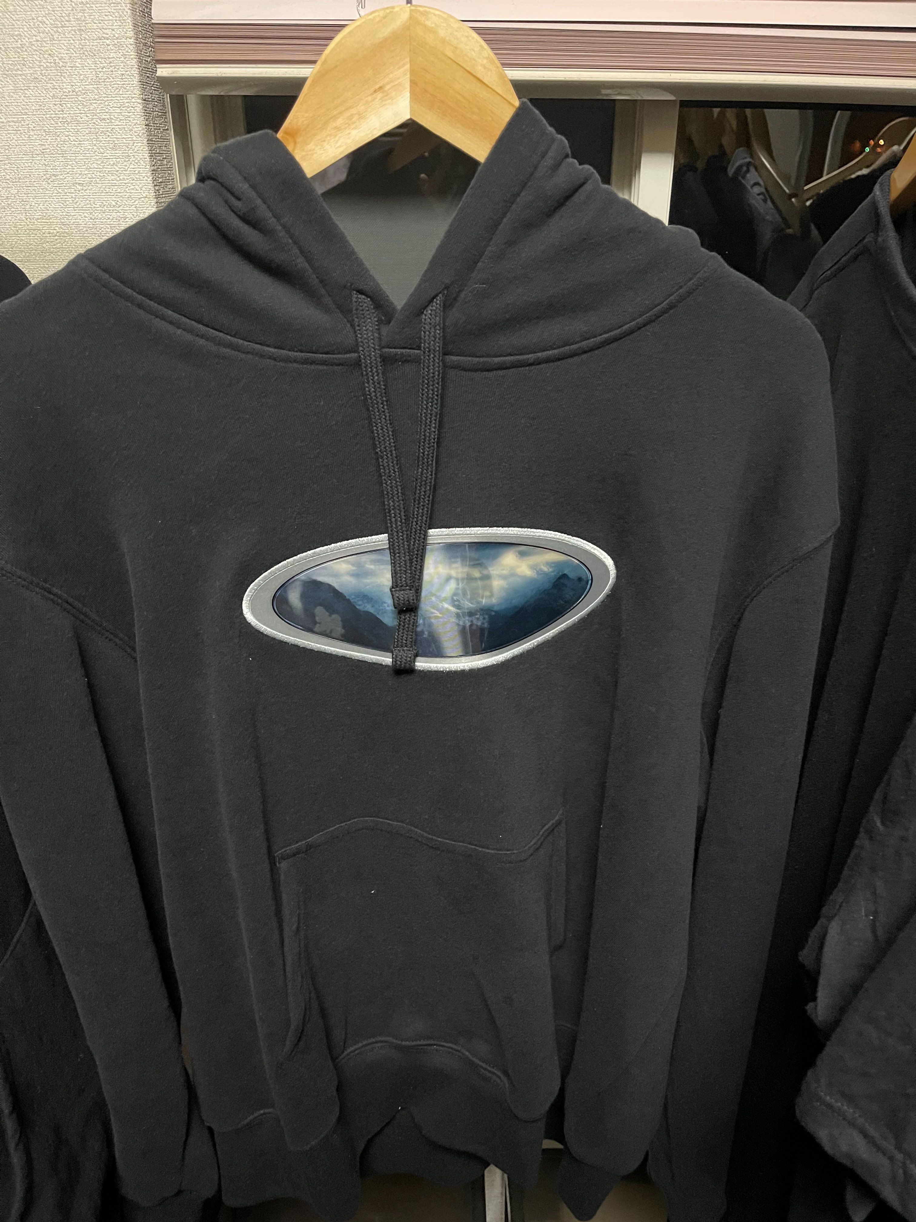 Supreme x The North Face Lenticular Mountains Hooded Sweatshirt "Black"