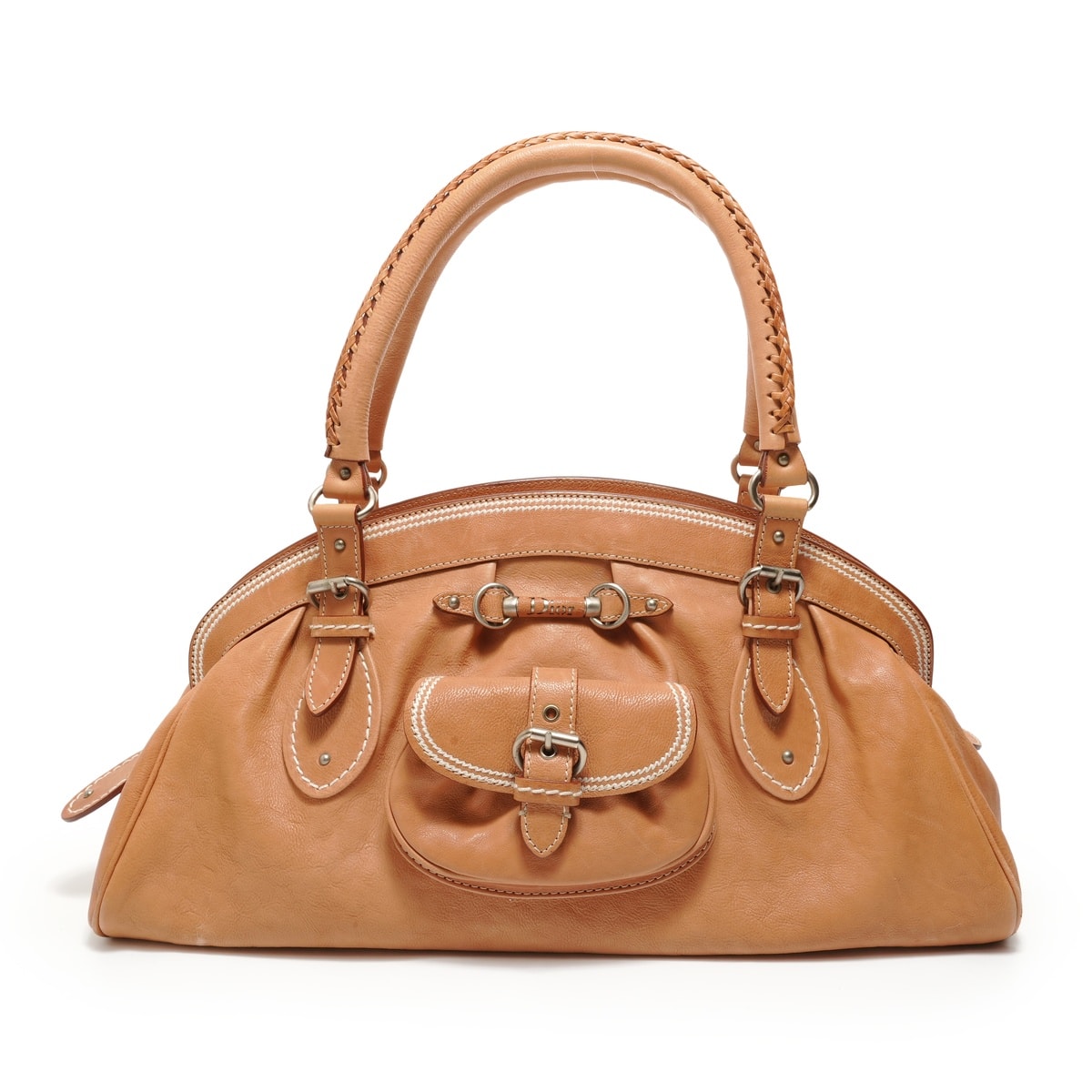 ディオール Dior レザー ショルダーバッグ【中古】