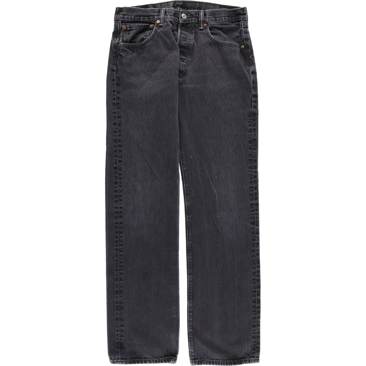 古着 リーバイス Levi's 501 ブラックデニム ストレートデニムパンツ メンズw33相当/eaa610811