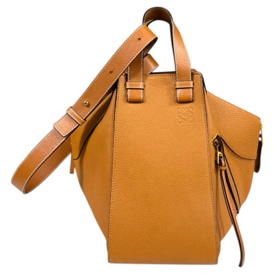 ロエベ ハンモック ミディアム ロエベ ショルダーバッグ レザー ブラウン レディース LOEWE 中古