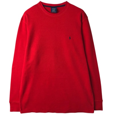 古着 ラルフローレン Ralph Lauren POLO RALPH LAUREN SLEEPWEAR サーマルロンT ワッフル メンズXL相当/eaa616751