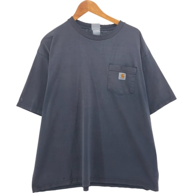 古着 カーハート Carhartt 半袖 ワンポイントロゴポケットTシャツ メンズXL相当/eaa564704