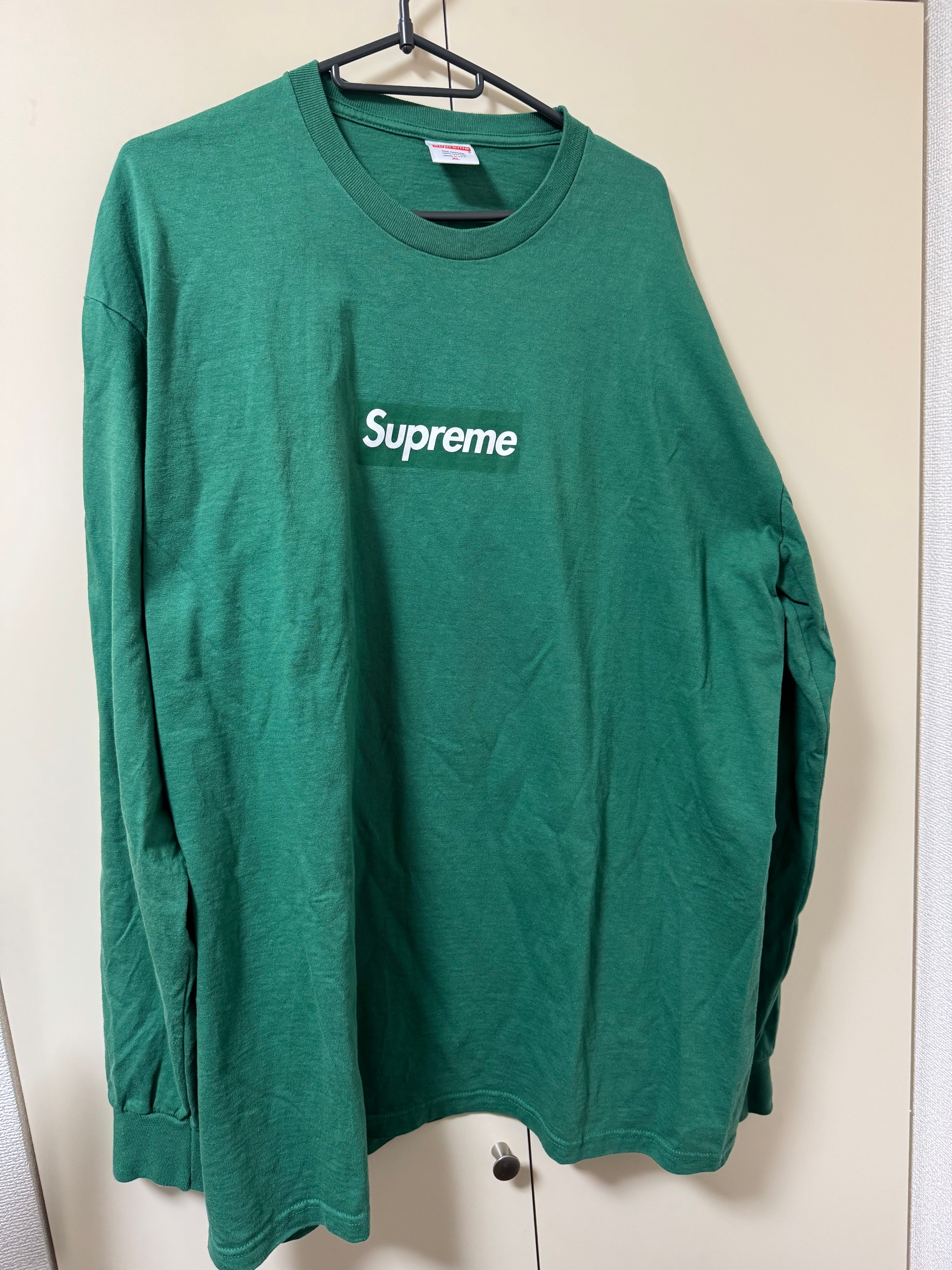Supreme Box Logo L/S Tee "Green"