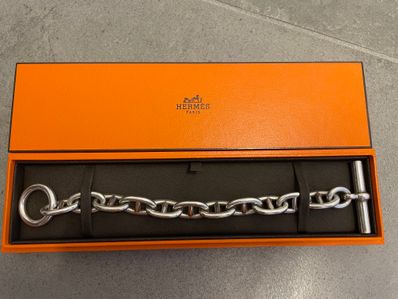 Hermes Chaine D'ancre TGM Bracelet "Silver"