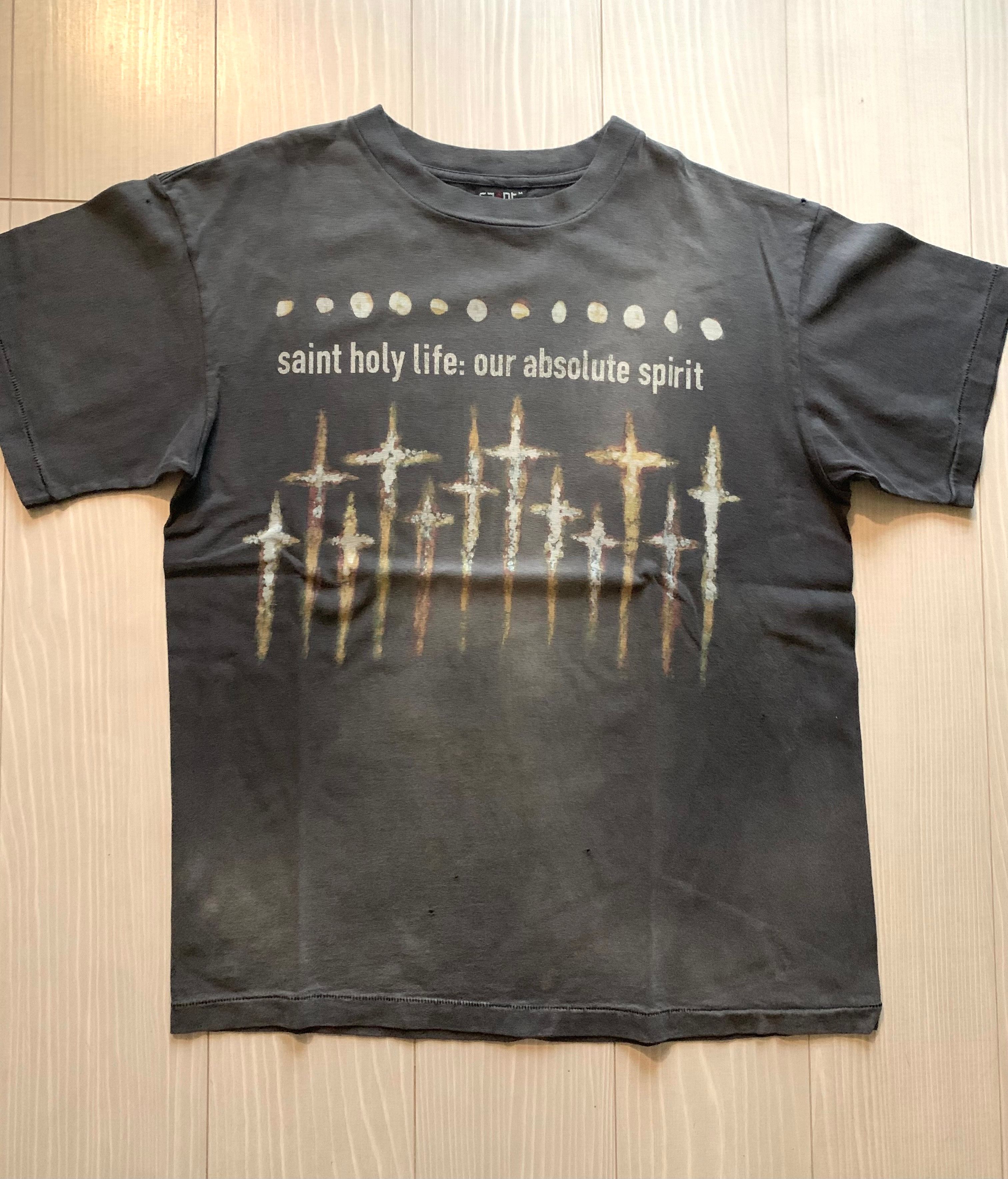 SAINT Mxxxxxx x FORSOMEONE FS_SS T-Shirt/God "Black"