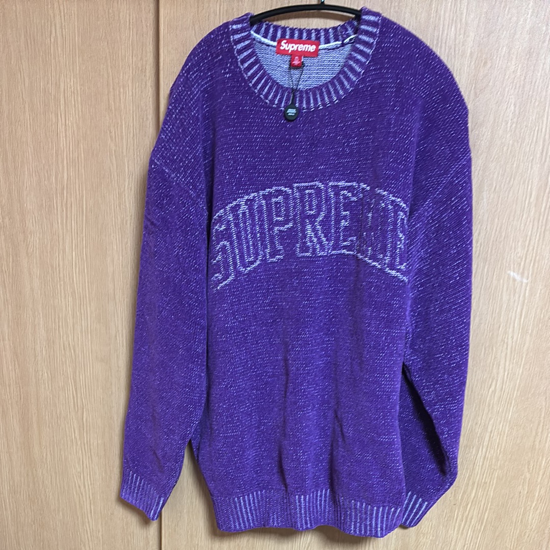 Supreme Contrast Arc Sweater "Purple"