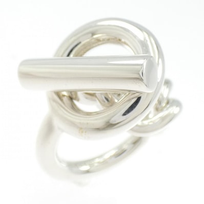 Hermes Croisette Ring GM Large Model "Silver"