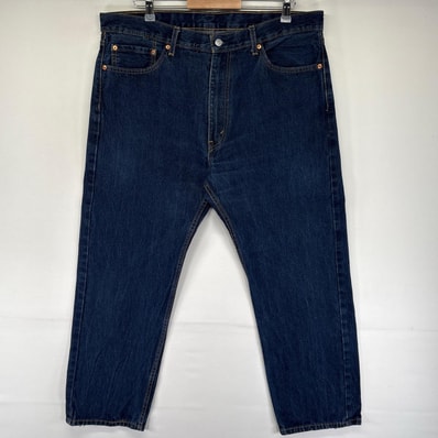 古着 リーバイス Levi's デニム パンツ 505 5ポケット 大きいサイズ ジッパーフライ ジーンズ ジーパン W40 L30 ブルー系 メンズ