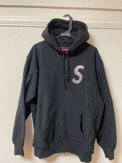 Supreme Swarovski® S Logo Hooded Sweatshirt "Black"