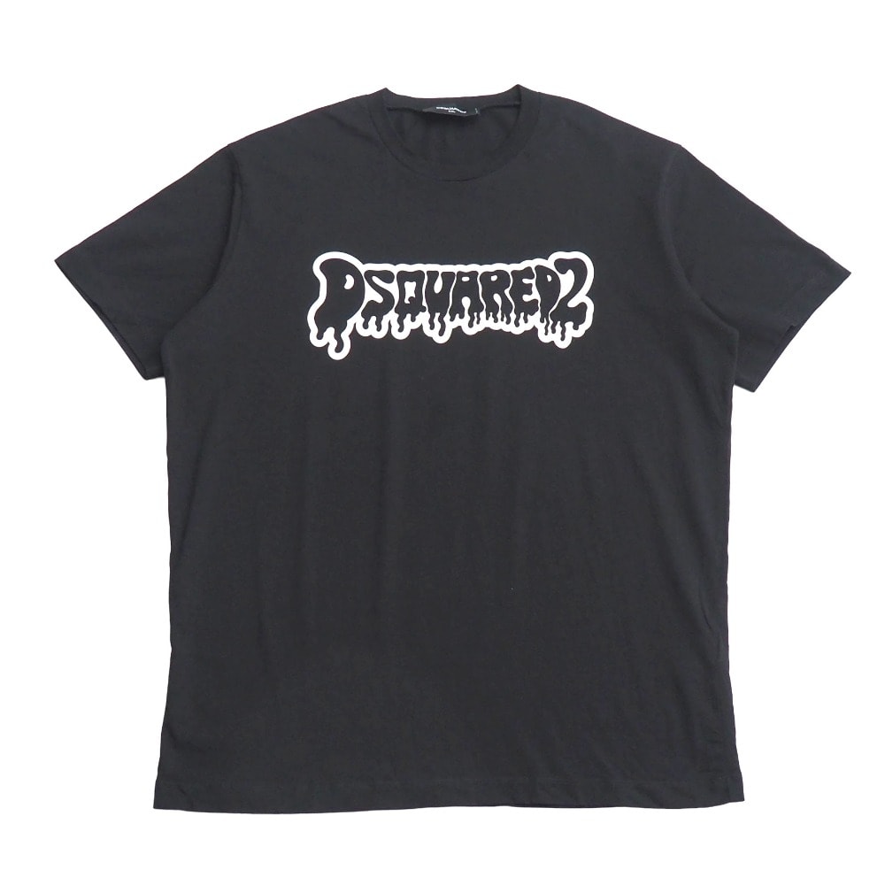 2024年製■DSQUARED2 ディースクエアード 半袖Tシャツ サイズXXL ロゴプリント ブランド古着【中古】20260420/RA9075