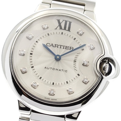 ☆良品 カルティエ バロンブルー 36mm WE902075 ボーイズ 【中古】