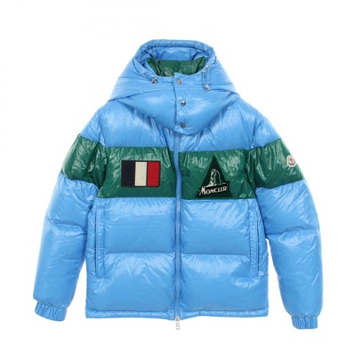 モンクレール MONCLER GARY ダウンジャケット 衣料品 アウター ナイロン メンズ ブルー系 / グリーン系 【中古】