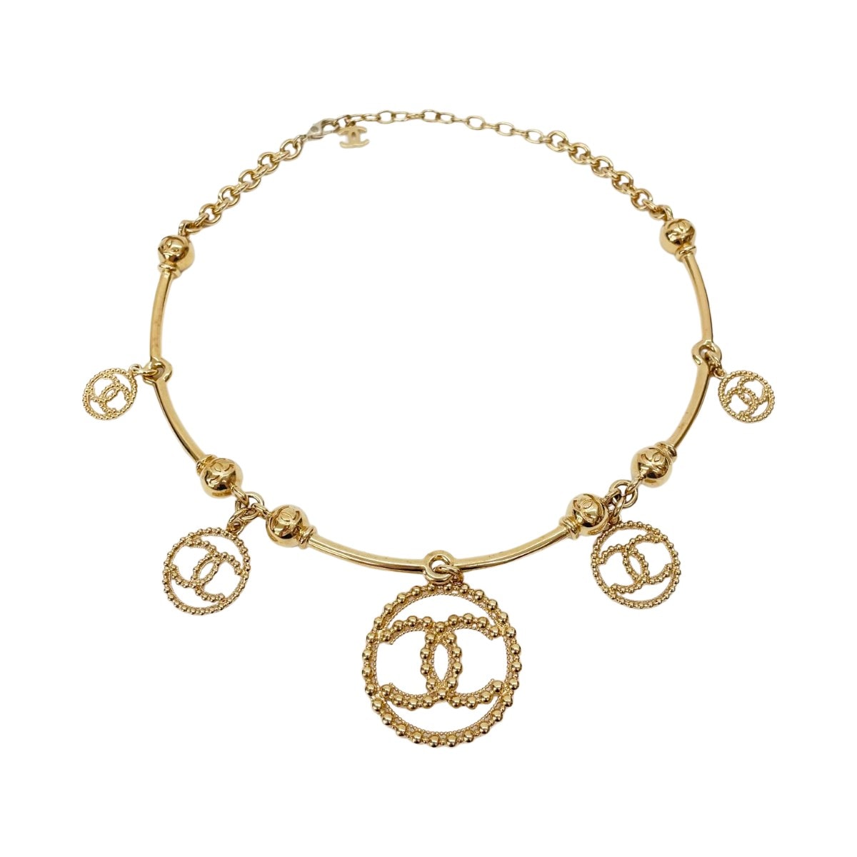 CHANEL シャネル アクセサリー チョーカーネックレス C22C ゴールド