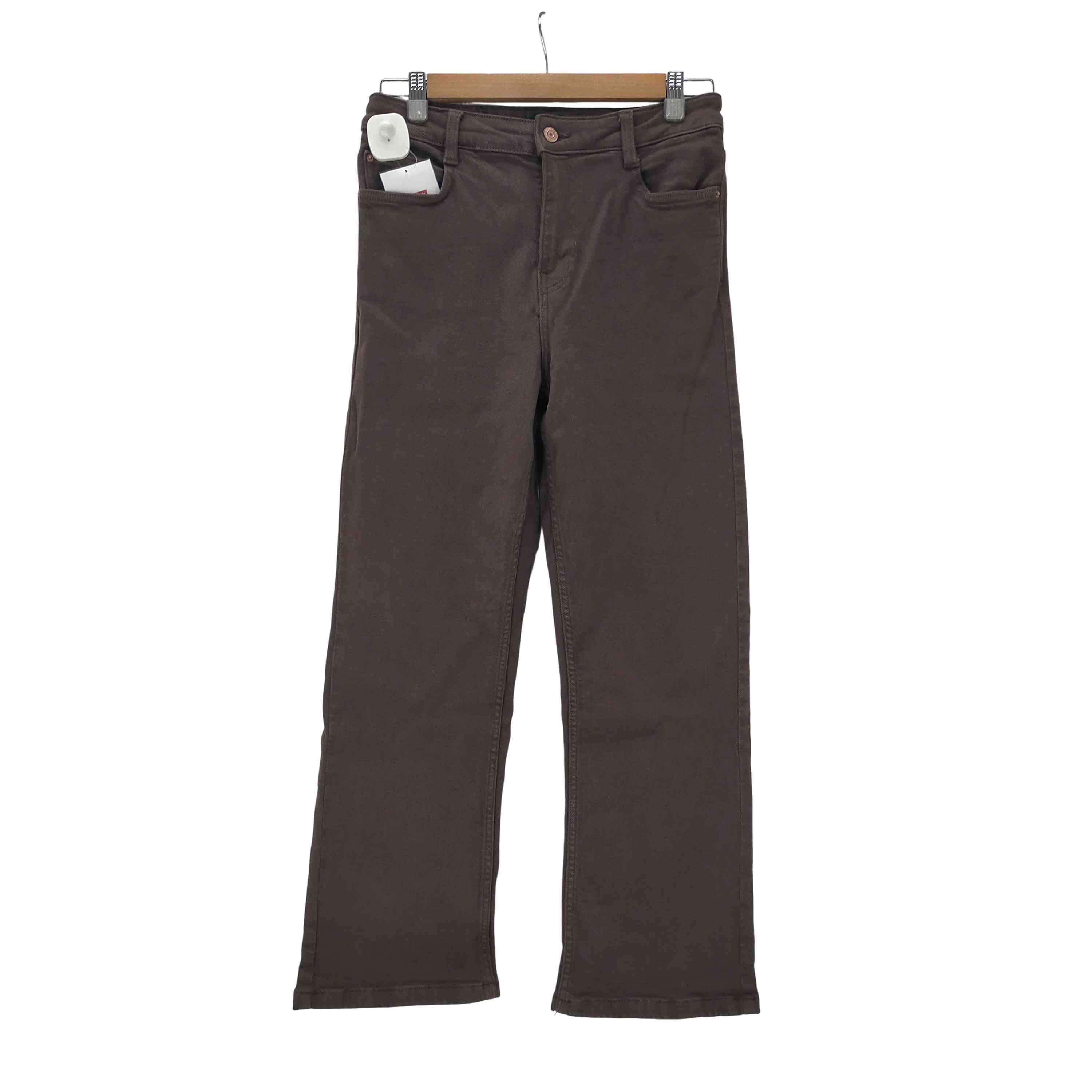 MINI FLARE HIGH-WAIST JEANS ミニ フレア ハイウエスト ジーンズ デニム パンツ【1142287647079】