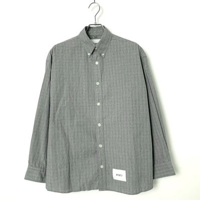 WTAPS 23aw BD 02 BROADCLOTH TEXTILE PROTE grey
