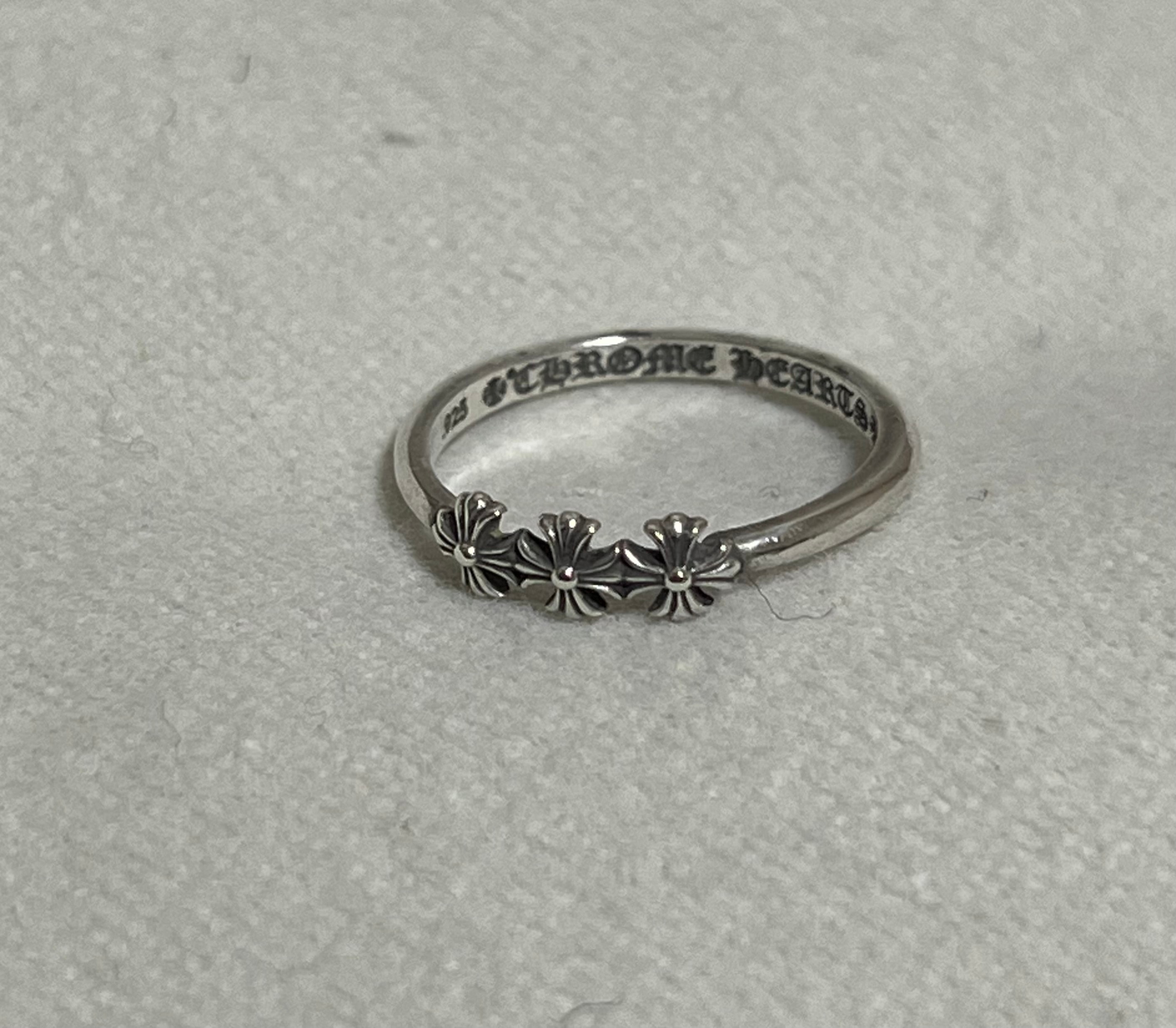 Chrome Hearts Bubblegum 3 CH Plus Ring "Silver"