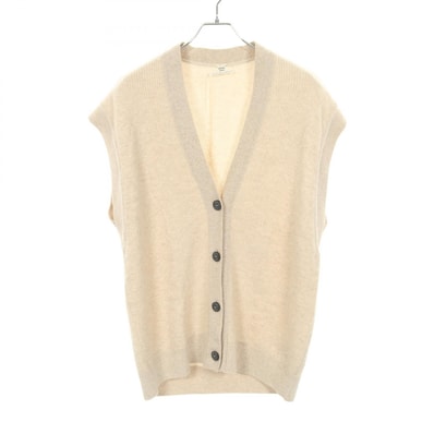 エルメス HERMES セリエボタン ベスト 衣料品 トップス カシミヤ ベージュ レディース ベージュ系 3H2706D1 【中古】