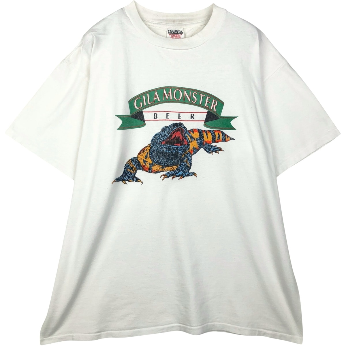 古着 ~90年代 オニータ ONEITA GILA MONSTER BEER アドバタイジングTシャツ USA製 メンズXL相当 ヴィンテージ/eaa641309