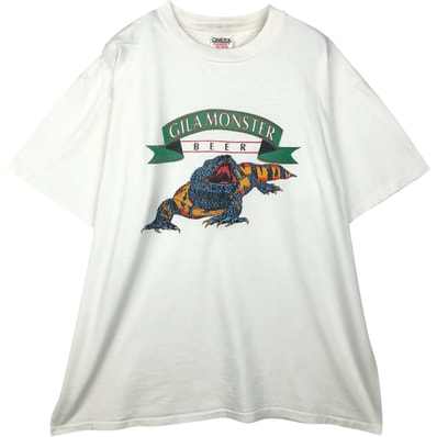 古着 ~90年代 オニータ ONEITA GILA MONSTER BEER アドバタイジングTシャツ USA製 メンズXL相当 ヴィンテージ/eaa641309
