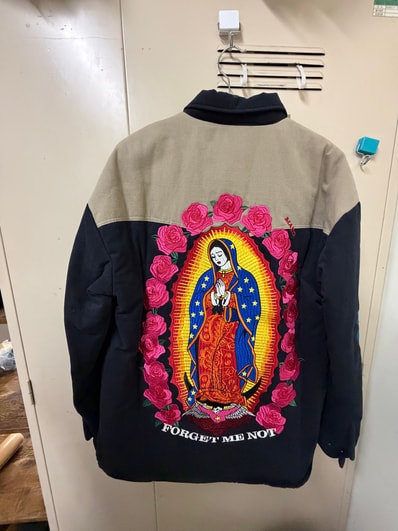 MAYO Embroidery Maria Shirt Jacket "Black"