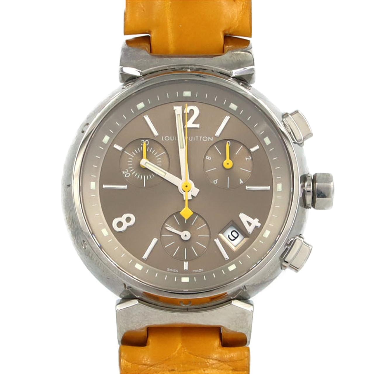 ルイヴィトン タンブールクロノ Q1322 SS クォーツ