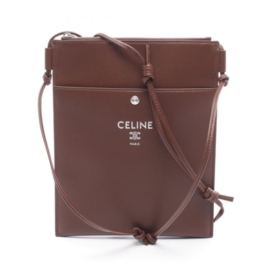 セリーヌ CELINE シャープポーチ テイクアウェイ ショルダーバッグ バッグ レザー レディース ブラウン系 L103B2K0519KE 【新品】