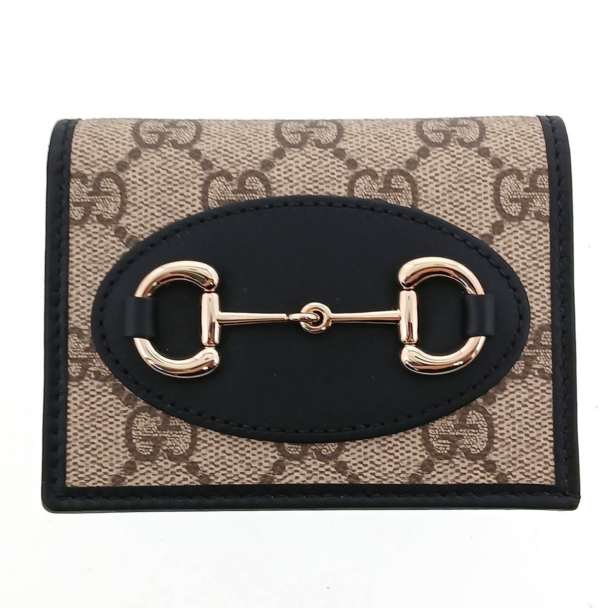 A (未使用に近い)】GUCCI グッチ ホースビット 1955 カードケース