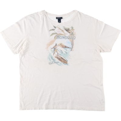 古着 ラルフローレン Ralph Lauren POLO by Ralph Lauren 半袖 プリントTシャツ メンズXL相当/eaa577119