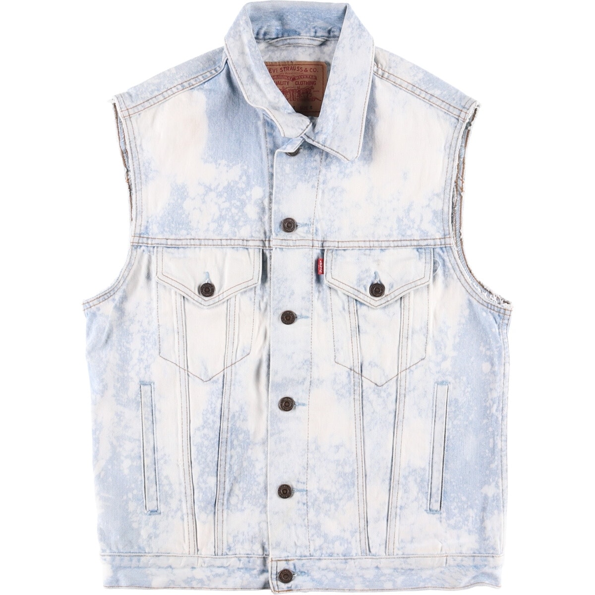 古着 リーバイス Levi's 70503-02 ユーロモデル カットオフ デニムベスト メンズS相当/eaa559291