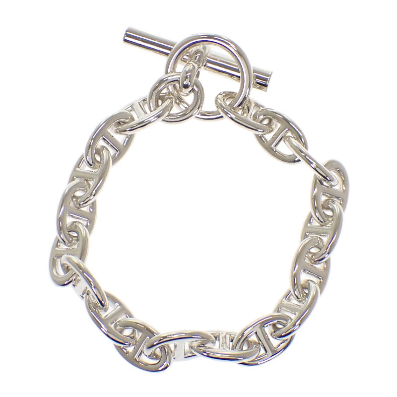 エルメス HERMES シェーヌダンクルPM 18コマ H101993B ブレスレット シルバー925 レディース メンズ ユニセックス【中古】【Aランク】