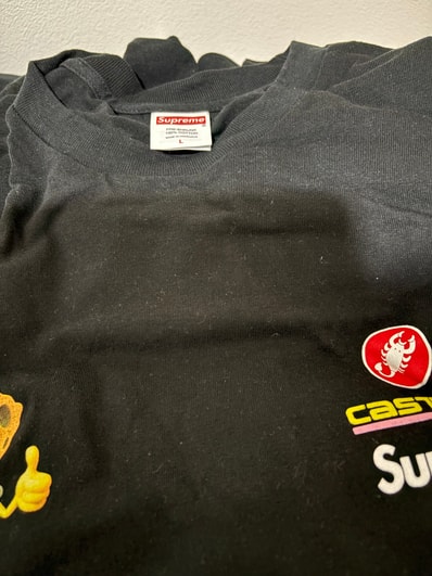 Supreme x SpongeBob Castelli Racing L/S Tee "Black"