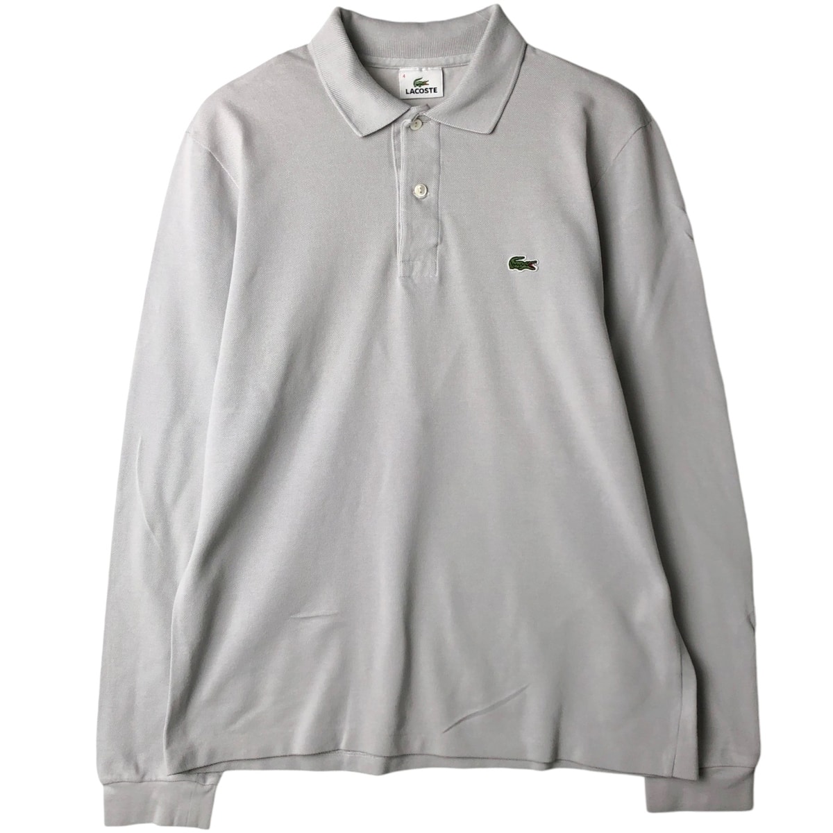 古着 ラコステ LACOSTE 長袖 ポロシャツ 4 メンズM相当/eaa648972