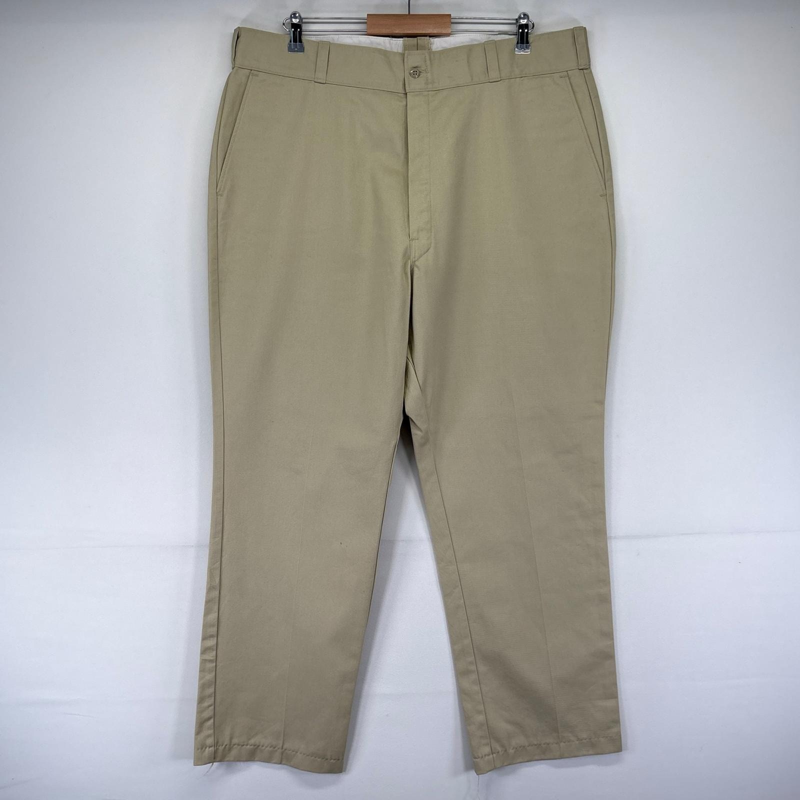 古着 80's/80年代 ディッキーズ Dickies パンツ ワークパンツ チビタグ w42 ベージュ系 メンズ