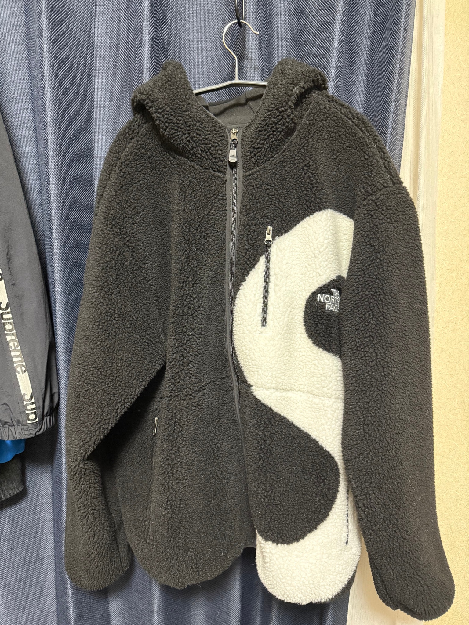 Supreme x The North Face S Logo Hooded Fleece Jacket "Black"