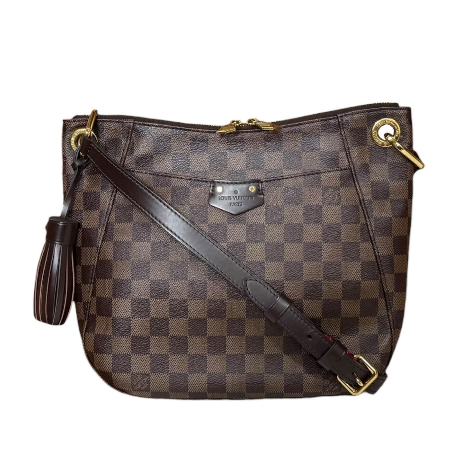 ルイヴィトン サウスバンク ダミエ ショルダーバッグ ダミエキャンバス N42230 ブラウン レディース LOUIS VUITTON  中古