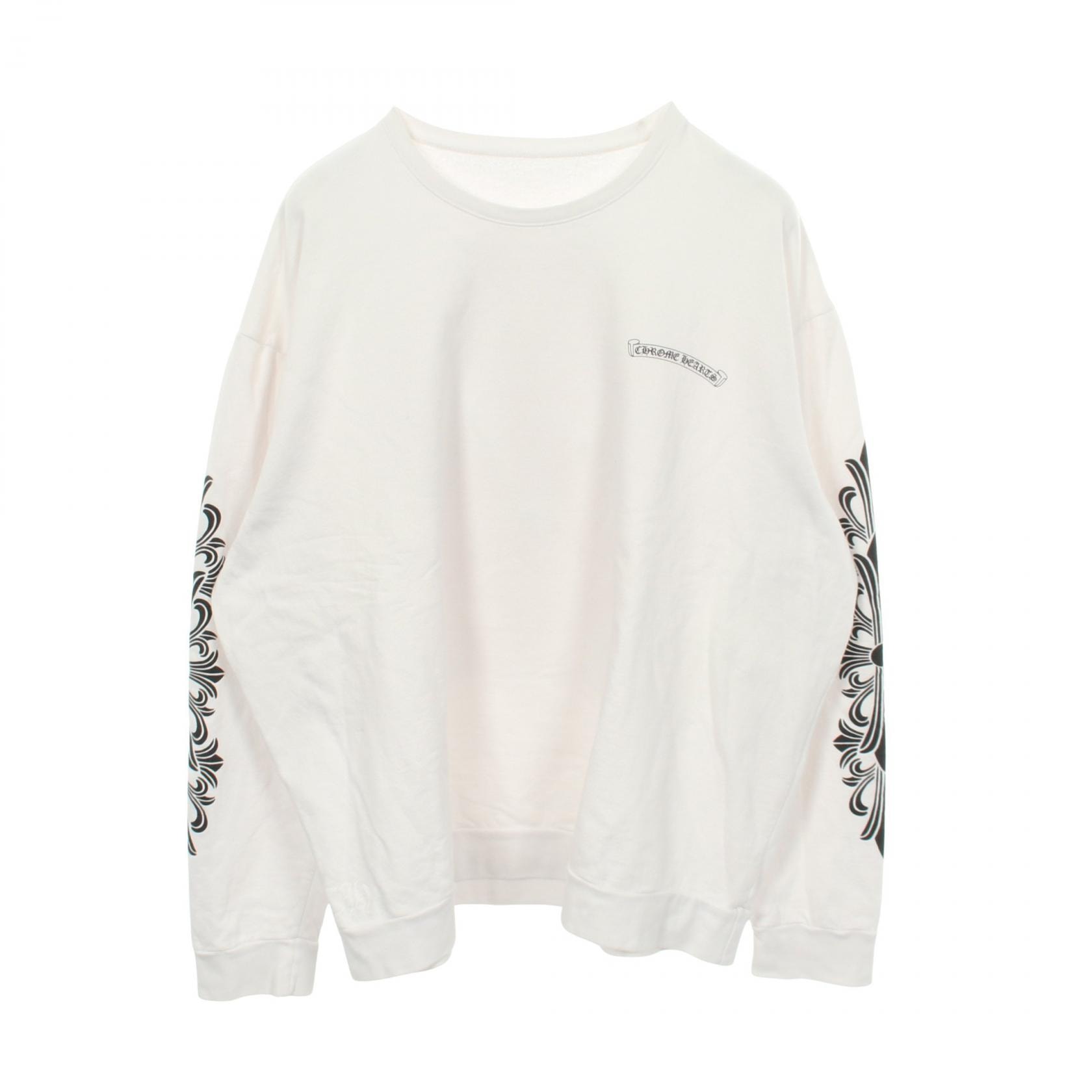 Chrome Hearts Dagger Eye Chart Sweatshirt "White"