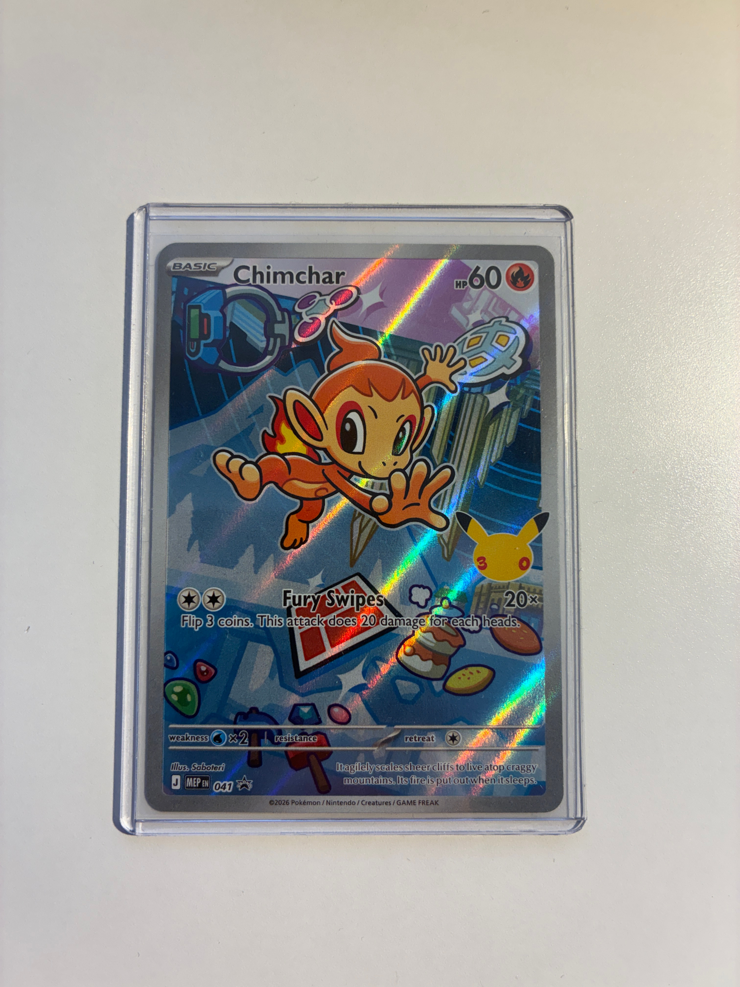 ヒコザル P [MEP EN 041]【英語版】(メガエボリューション「ファーストパートナー イラストレーション コレクション セット シリーズ1」)