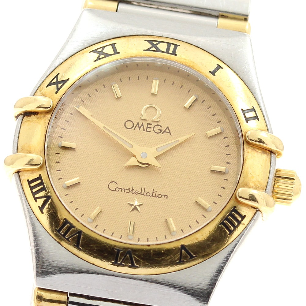 オメガ コンステレーション ミニ 1362.10 レディース 【中古】