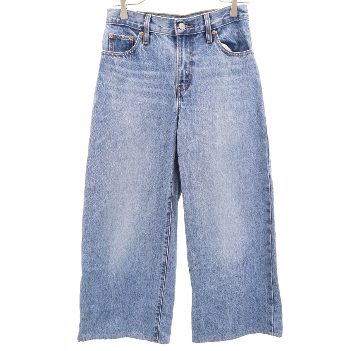 LEVI'S PREMIUM リーバイスプレミアム ビッグE ワイド ストレートデニムパンツ W23 ブルー ジーンズ