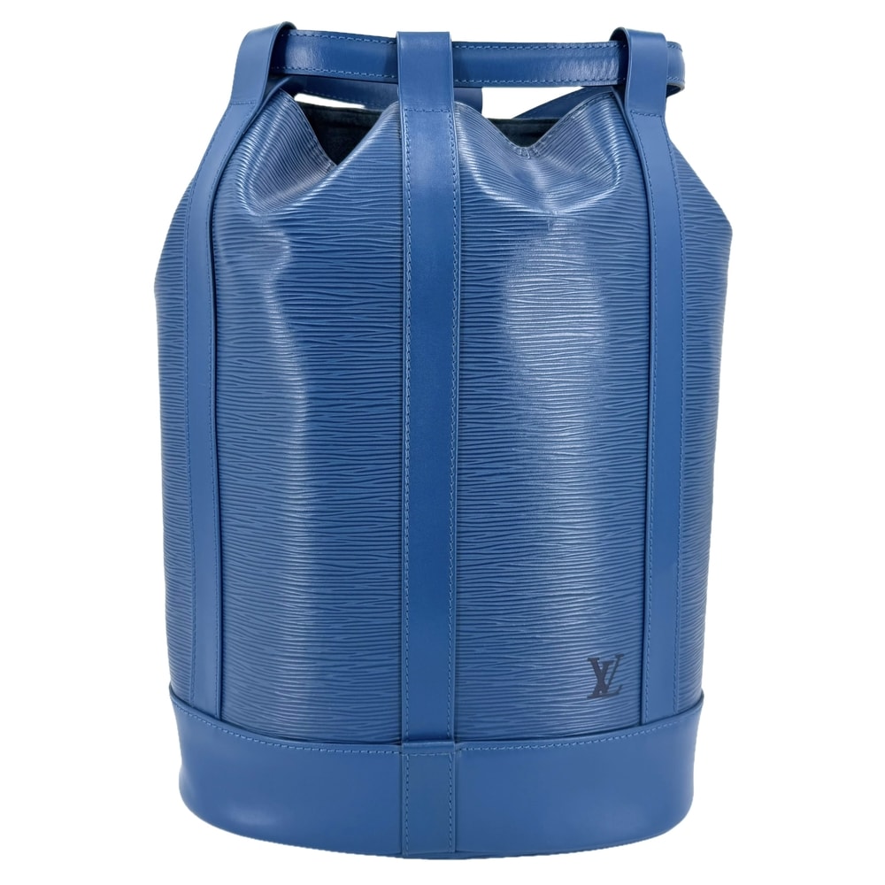 LOUIS VUITTON ルイヴィトン ショルダーバッグ ランドネPM M52355 エピレザー    ブルー 青 ゴールド金具 レディース【中古品】