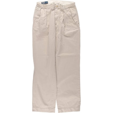 古着 ラルフローレン Ralph Lauren POLO by Ralph Lauren ANDREW PANT ツータック チノパンツ メンズw33相当/eaa542829