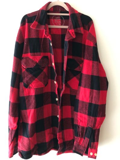 ANTI SOCIAL SOCIAL CLUB No Expectations Flannel "Red"
