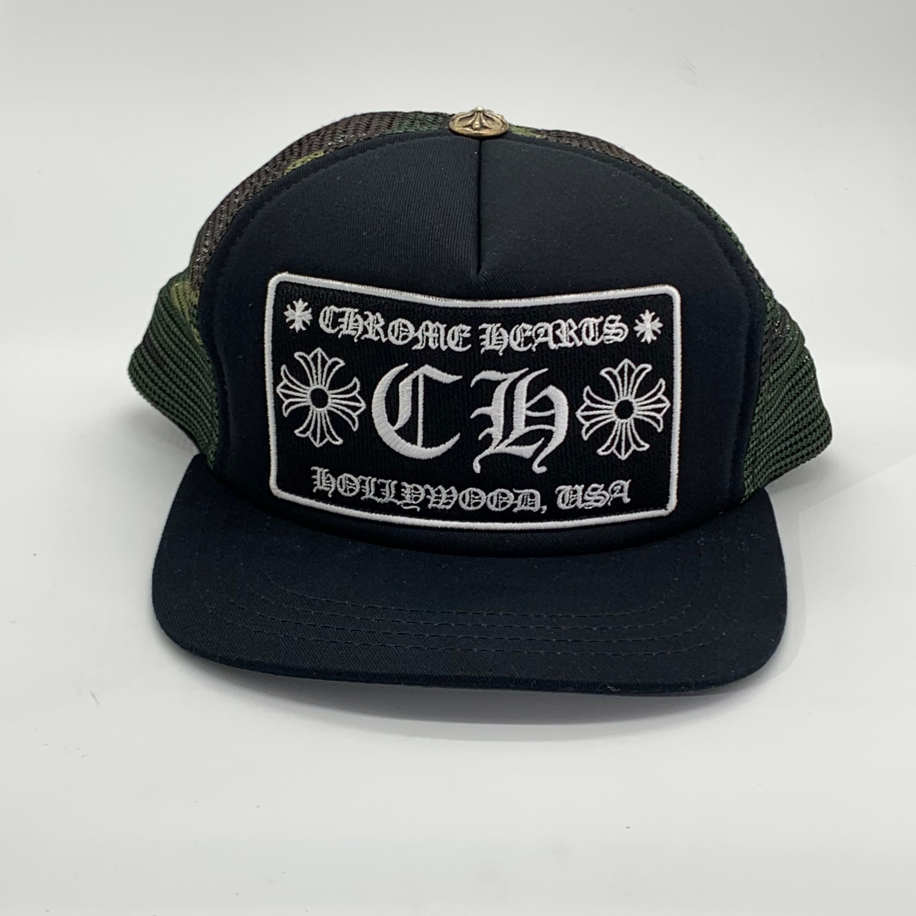 Chrome Hearts Trucker Cap CH "Black/Camo"