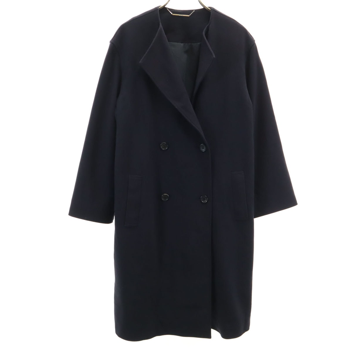 Mila Owen ミラオーウェン ダブルブレスト コート ネイビー