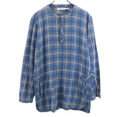 nonnative 長袖 ノーカラー ハーフボタン シャツ