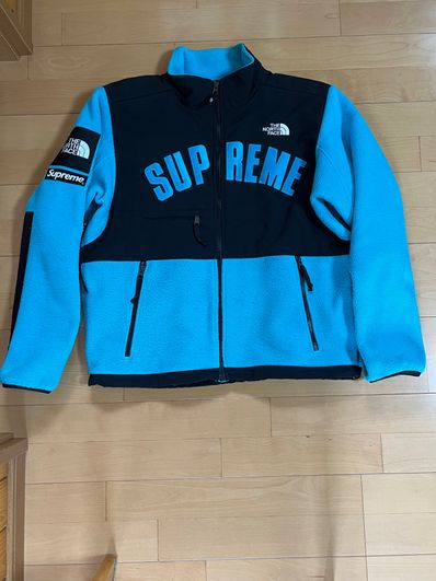 Supreme x The North Face Arc Logo Denali Fleece Jacket "Blue"