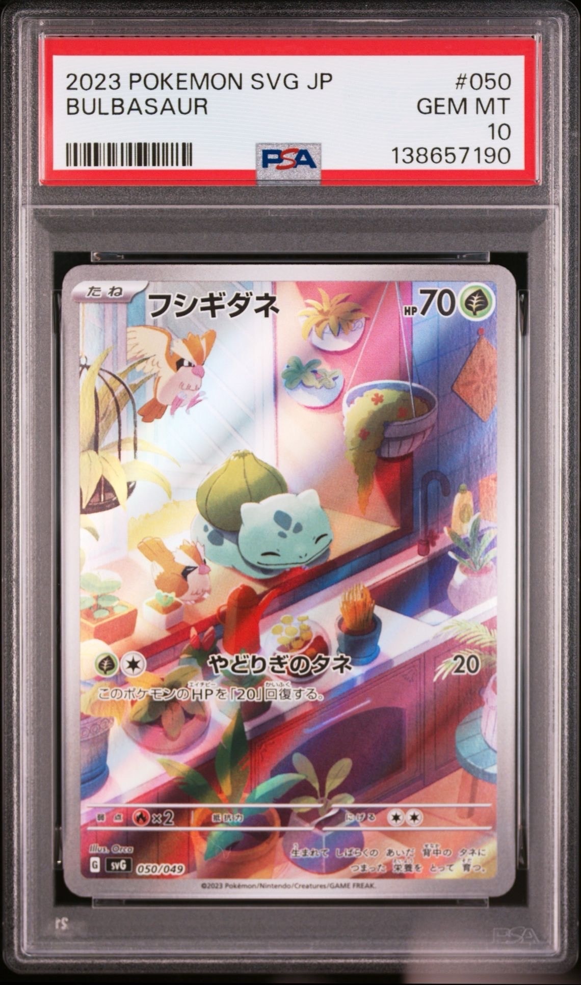 フシギダネ :フルイラスト [SVG 050/049](スペシャルデッキセットex「フシギバナ・リザードン・カメックス」)